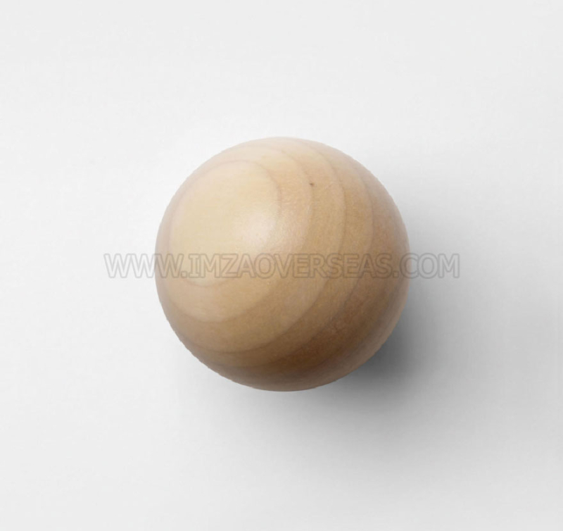 Round Polished Wooden Decorative Ball, for Gifting, Style Modern at
