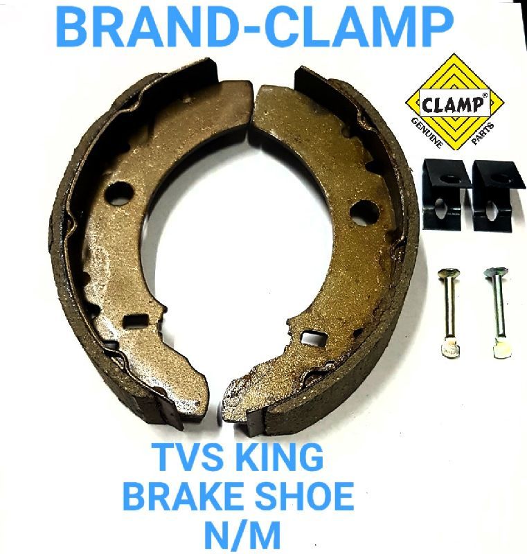 Metal TVS King Brake Shoe, for Three Wheelers Use, Feature Corrosion