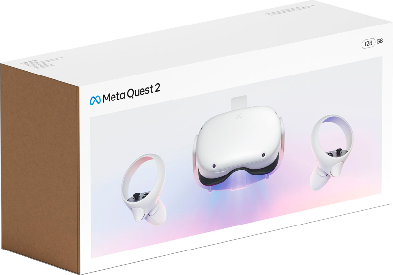 Oculus Quest 2 256gb Vr Headset, Size : Univeral, Color : White at