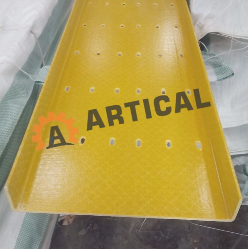 FRP Perforated Cable Trays, Feature Rugged Proof, Premium Quality, High Strength, Length