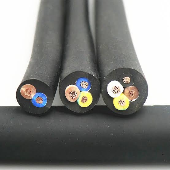 Rubber flexible cable, Internal Material : Copper