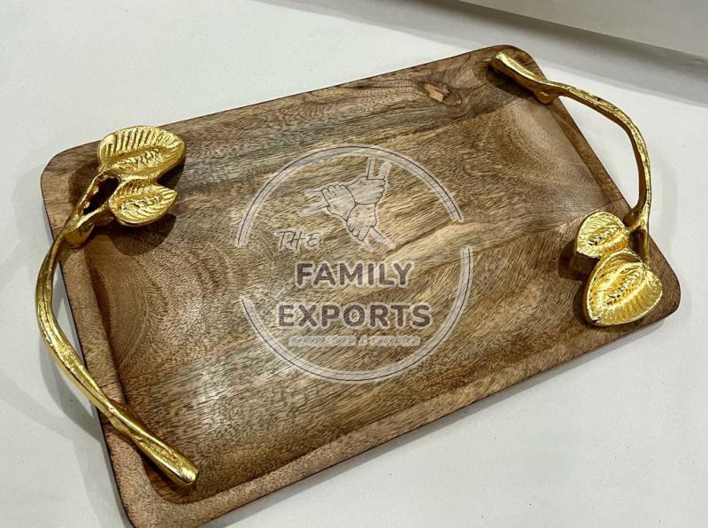 Wooden Trays, For Homes, Hotels, Restaurants, Feature Shiny Look