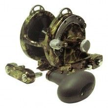 avet hx 5 2 mc raptor two-speed lever drag casting reel green