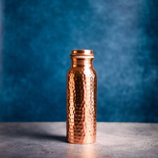 Copper Hammered Bottle In 750ml