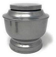 Polished Aluminum Silver Funeral Urn, for Human Ashes, Style : Traditional