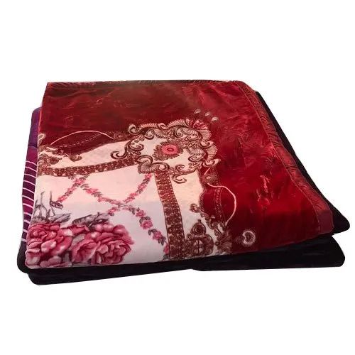 Multicolor Wool Mink Blanket, for Household, Feature AntiWrinkle