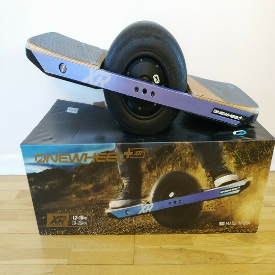 Authentic ONEWHEEL+ PLUS XR Scooter with CARBON Fiber , Hoosier, 105 Miles