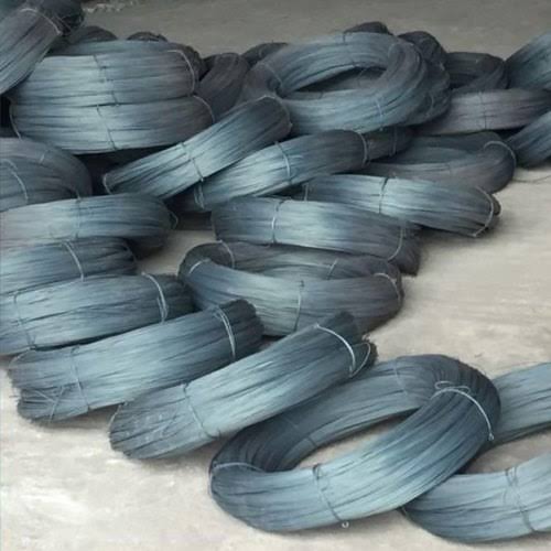 Black Round Iron Bonding Wire, for Construction, Length : 25 kg