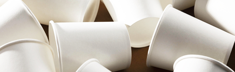 White Plain Wood Pulp Pe Coated Paper, for Packaging Industry, Feature : Waterproof, Disposable