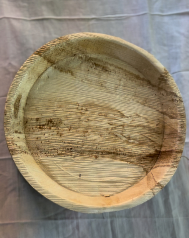 Brown Round areca leaf disposable plates, for Serving Food, Size