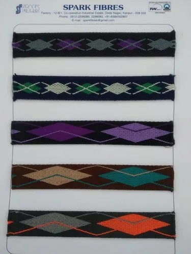 Polyster Jacquard webbing, Color : All 