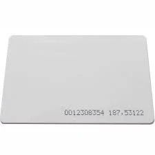White Rectangular PVC RFID Card