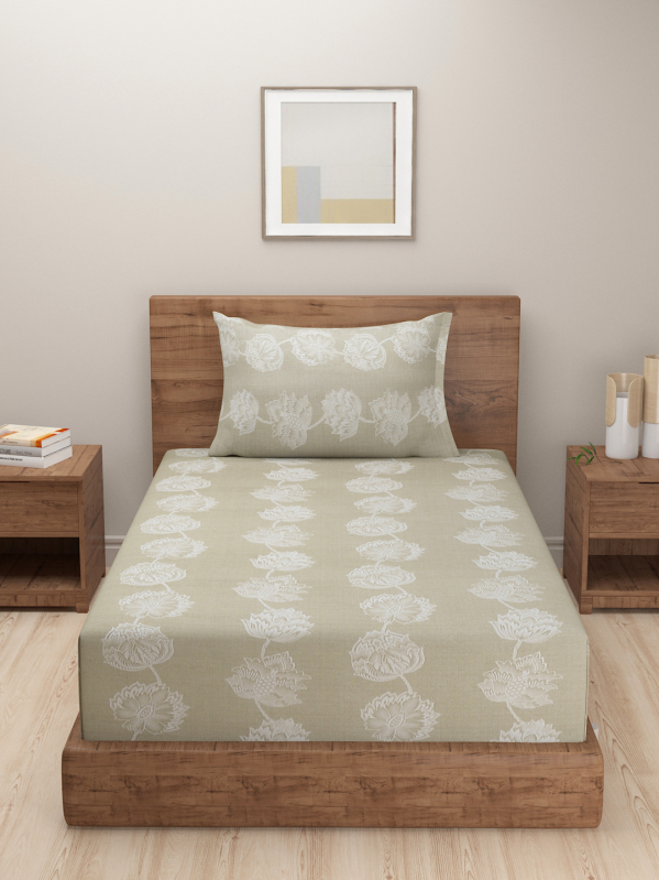Cotton Single Bed Sheets, Feature Easy Wash, Easily Washable