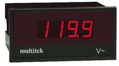 Multitek Black digital panel meter