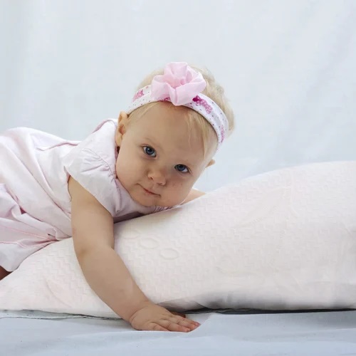 Sleepsia Memory Foam Plain Kids Bamboo Pillow, Age Group : Newly Born