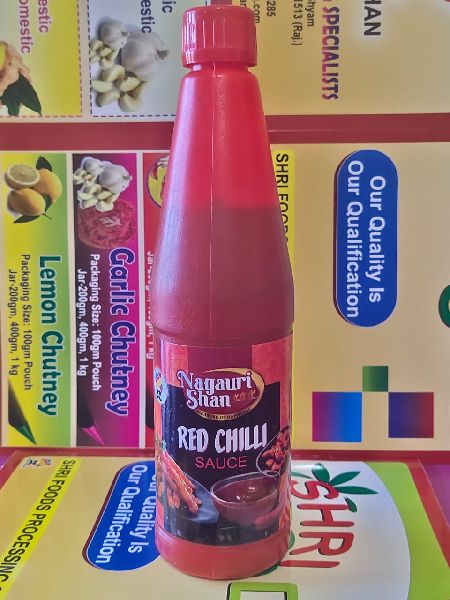 Nagauri Shan Liquid Hot Red Chilli Sauce, for Fastfood, Certification : FSSAI