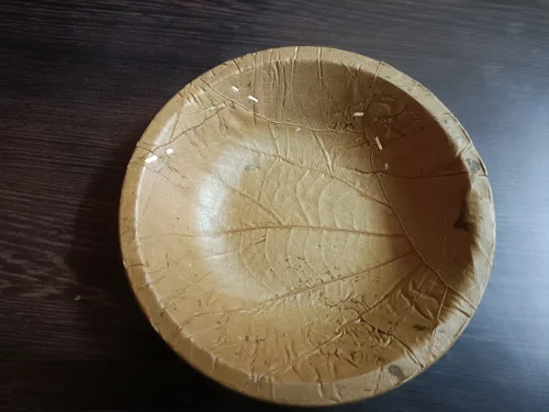 Round Sal leaf plate, Size : 6 Inch