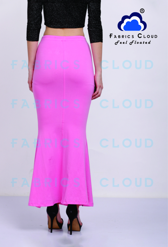 Women's Nylon Spandex Saree Shapewear With Drawstring (Lotus Pink