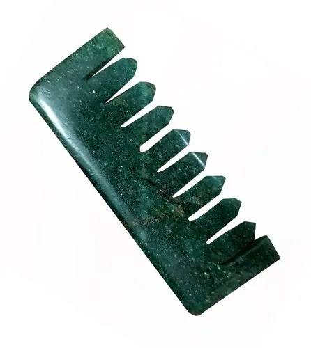 Green Stone Comb, Size : 4 inch