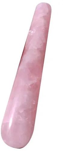 Rose Quartz Stone Massage Wands