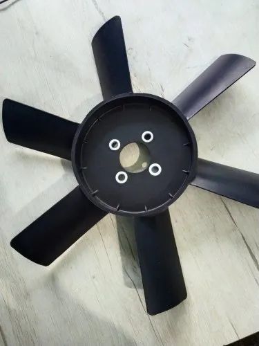 Rounded Plastic Forklift Radiator Fan, Color : Black