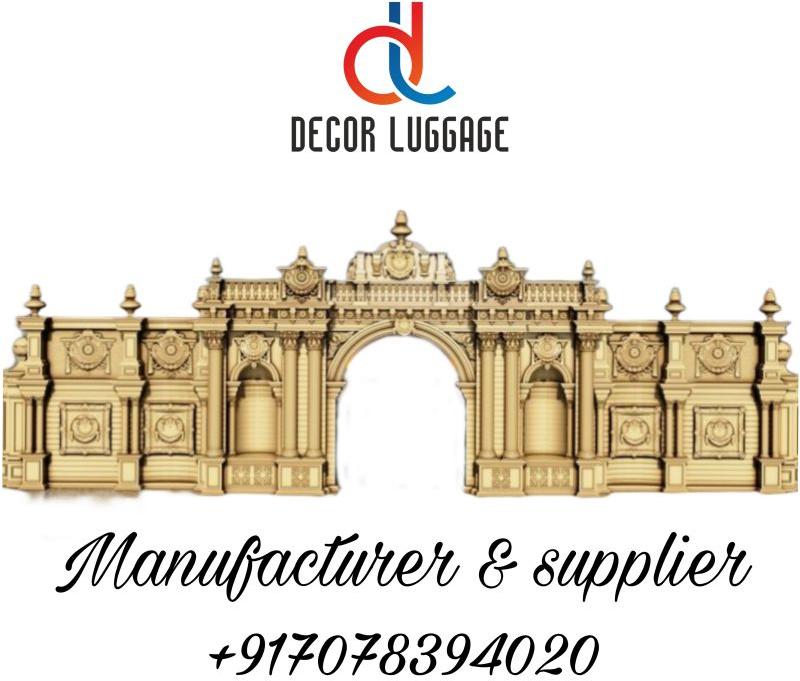 Decor luggage FRP fiber Wedding Gate, Size : 65×12