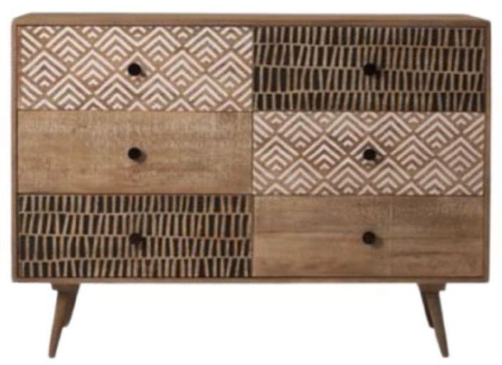Rectangular MAH117 Wooden Iron Sideboard, for Home Use, Pattern : Carved