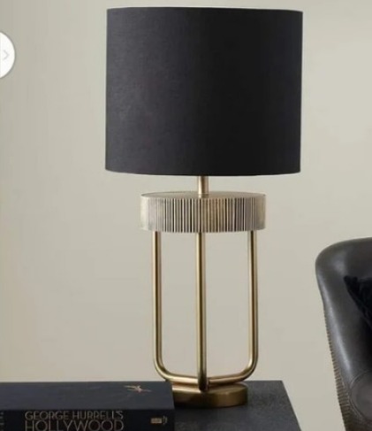 LED Polished Decorative Brown Table Lamp, for Lighting, Party, Packaging Type : Carton Box