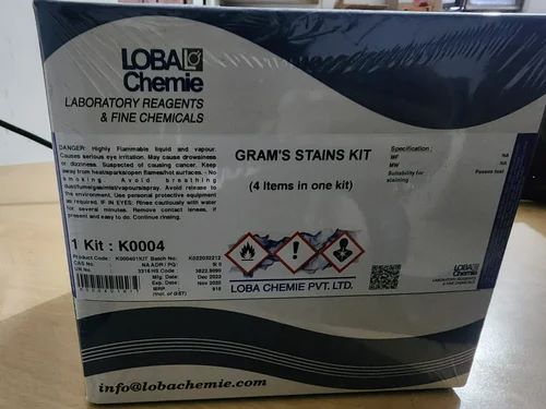 LOBA Gram's Stains Kit, for Laboratory Use, Purity : 100%
