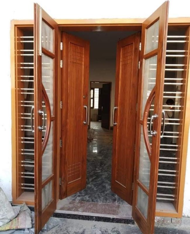 Combined Steel Door & Window Frame, Shape : Rectangle at Rs 160 ...