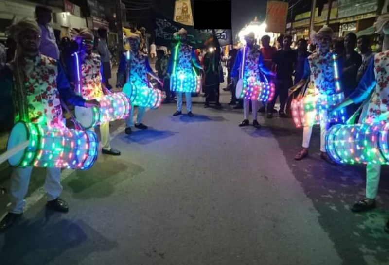 Wooden Lighting Dhol