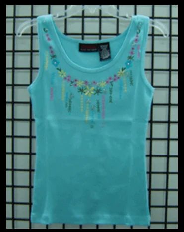 Ladies Sky Blue Tank Top