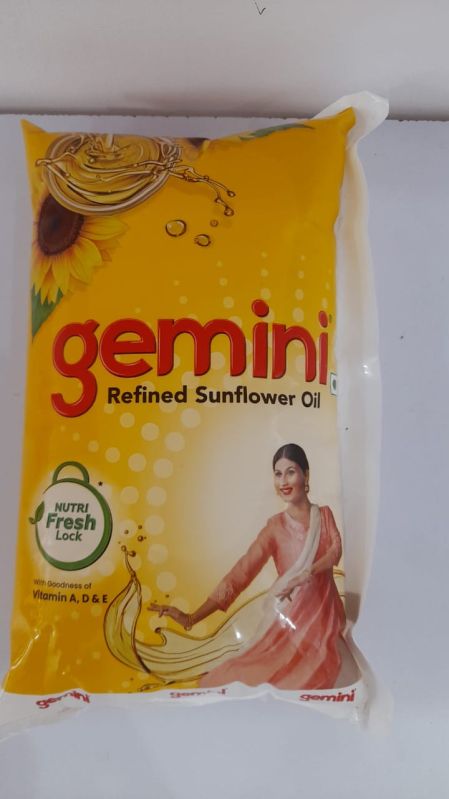 Natural Gemini Sunflower Oil, Packaging Size : 1L