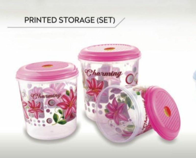 Plastic food storage container set, Feature : Durable, Light Weight, Long Life, Non Breakable, Weatherproof