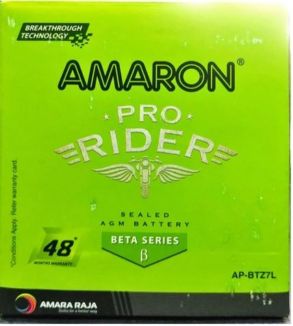 Amaron AP-BTZ7L Two Wheeler Battery, for Automobile Industry, Feature : Heat Resistance, Long Life