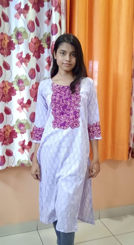 embroidered kurti