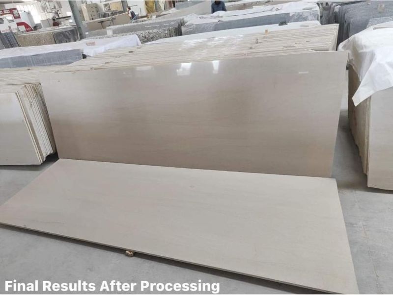 White Rectangular Polished Wooden Granite Slab, for Flooring, Variety : Premium