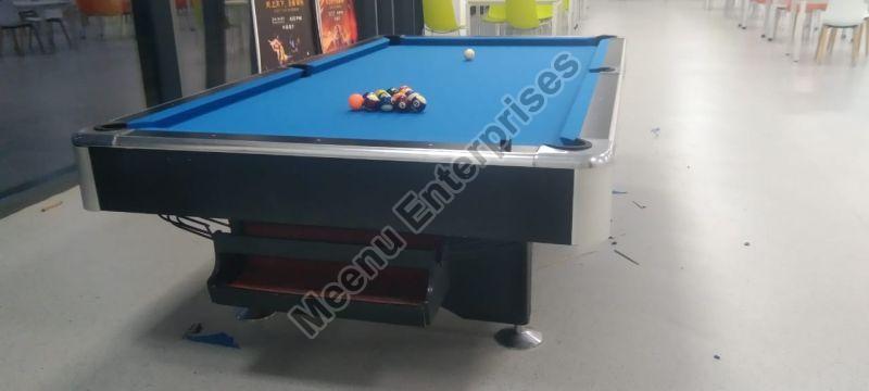Polished Natural Wooden Mebs0012 American Pool Table, For Sports Home, Shape : Rectangular
