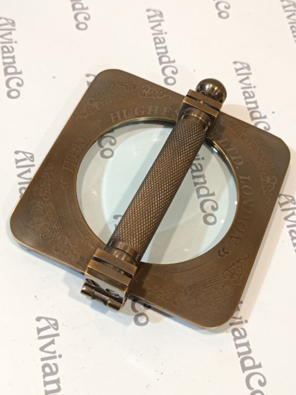 Antique Brass Magnifying Glass