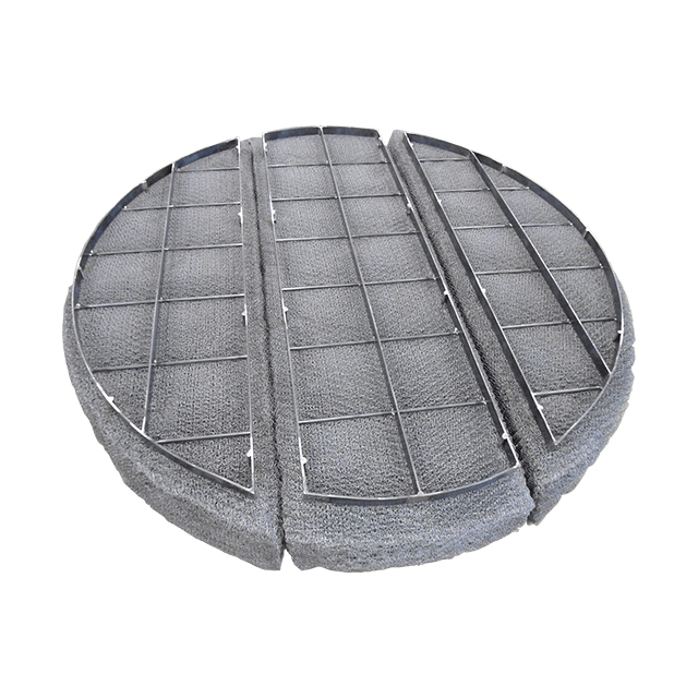 BlackGrey Round Stainless Steel Demister Pad, for Industrial Use
