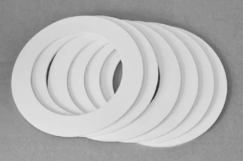 50-100g White Silicone Rubber Gasket, for Industrial, Size : 4-6 Inch, 6-12 Inch