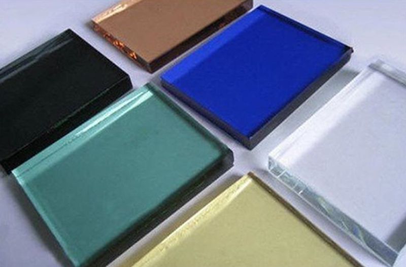 Rectangular Coated Reflective Glass, For Building Use, Constructional, Residential, Size : All Sizes