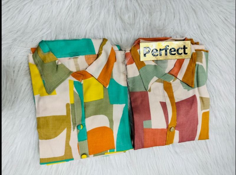 Printed Cotton Ladies Colorful Co-Ord Set, Color : Multicolor