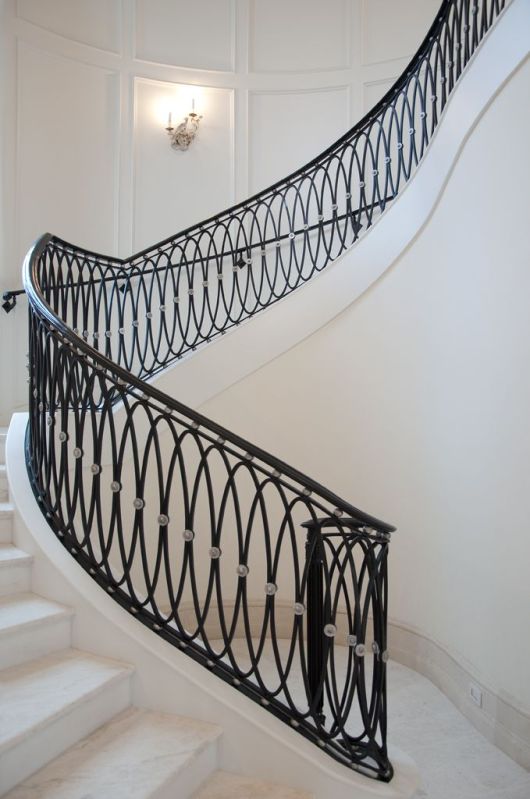 Customised Polished Aluminium Classic Hand Railing, for Exterior, Interior, Stairs