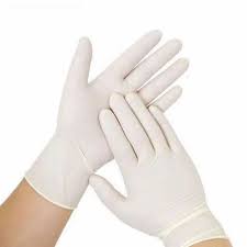Latex Examination Gloves, for Medical Use, Color : White