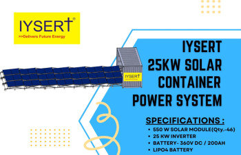 25 KW SOLAR POWER CONTAINER POWER SYSTEM