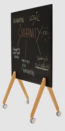 Black Square Magnetic Chalk Writing Boards, For School, College