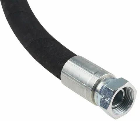Black Round High 225 5000 Psi Hydraulic Hose Pipe, For Industrial Use, Packaging Type : Roll