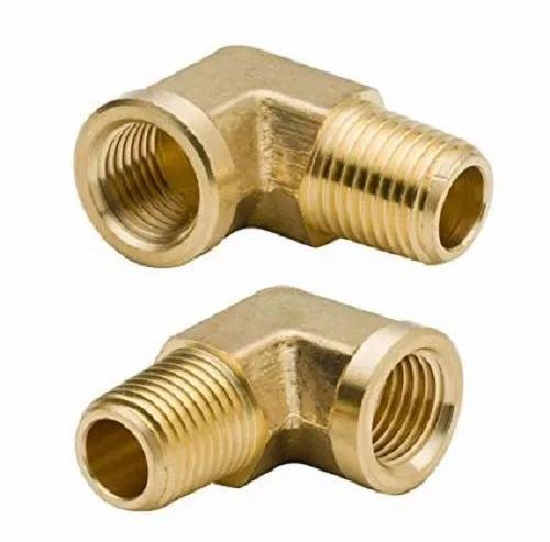 Metallic Golden Brass Male Female Elbow, For Water Fittings, Feature : Anti Sealant, Durable, Fine Finished