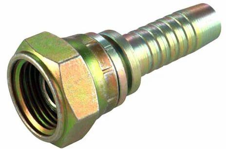 Golden Round Coated Brass Hose Straight Fitting, Feature : Rust Proof, Light Weight
